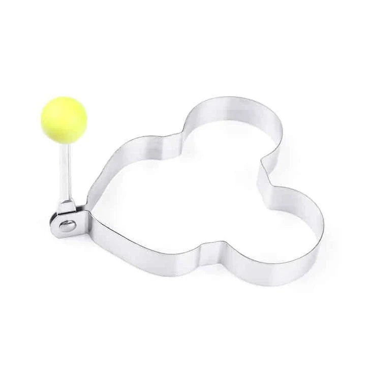Stylish stainless steel fried egg shaper in various shaped designs, perfect for creating fun and visually appealing fried eggs for Kiwi breakfast and brunch