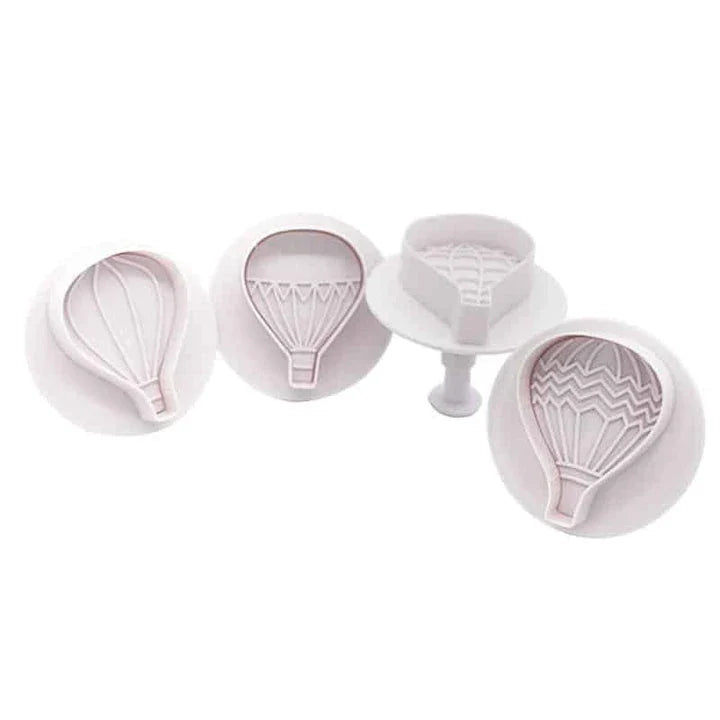 Premium quality air balloon-shaped cookie cutters in four sizes for versatile Kiwi baking