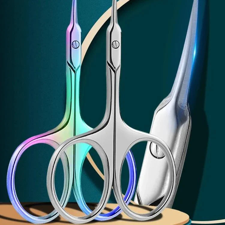 Premium Kiwi-crafted cuticle scissors with stainless steel curved blades and ergonomic design for precise, comfortable nail grooming