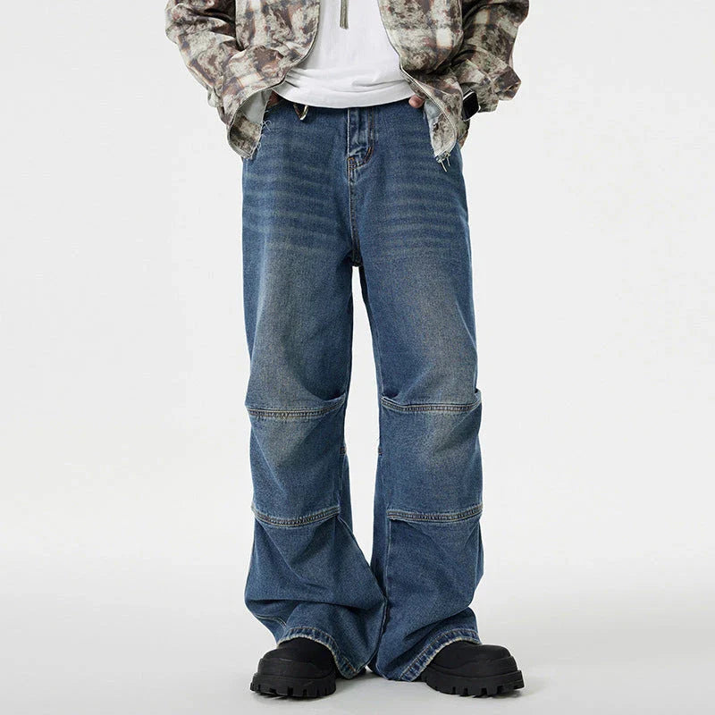 A pair of vintage-inspired denim overalls, featuring a classic workwear design and a premium cotton construction for the modern Kiwi bloke.