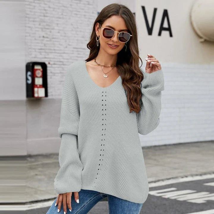 Cosy and stylish V-neck pullover sweater in a range of classic colours, made with premium New Zealand-sourced acrylic.