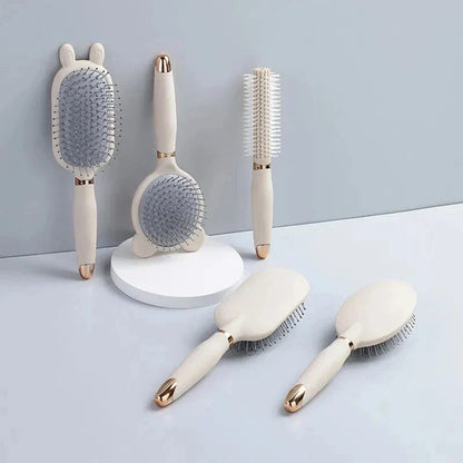 Sleek Anti-Static Hair Comb with Air Cushion Technology for Smooth, Frizz-Free Hair