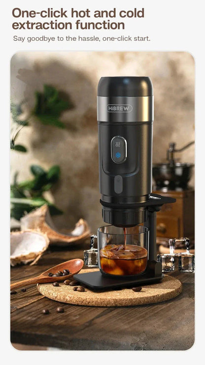 HiBREW Portable Espresso Maker - Enjoy Café-Quality Espresso Anywhere, Anytime