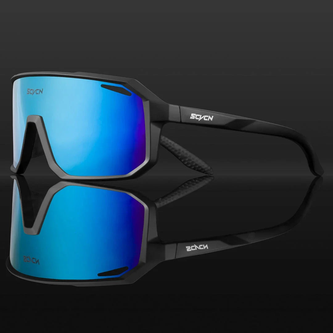 Rugged multi-sport sunglasses with UV400 polycarbonate lenses, perfect for outdoor activities like cycling, hiking, and driving in New Zealand