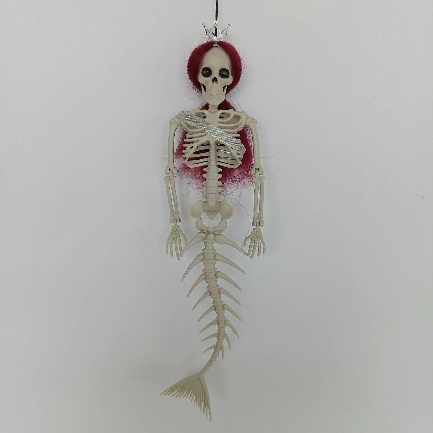 Hanging mermaid bone pendant decoration for outdoor Kiwi courtyards and gardens in various colours