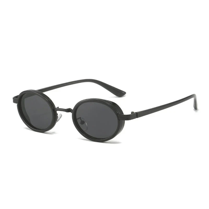 Stylish gradient oval sunglasses with a retro-inspired design, perfect for protecting Kiwi eyes from harmful UV rays.