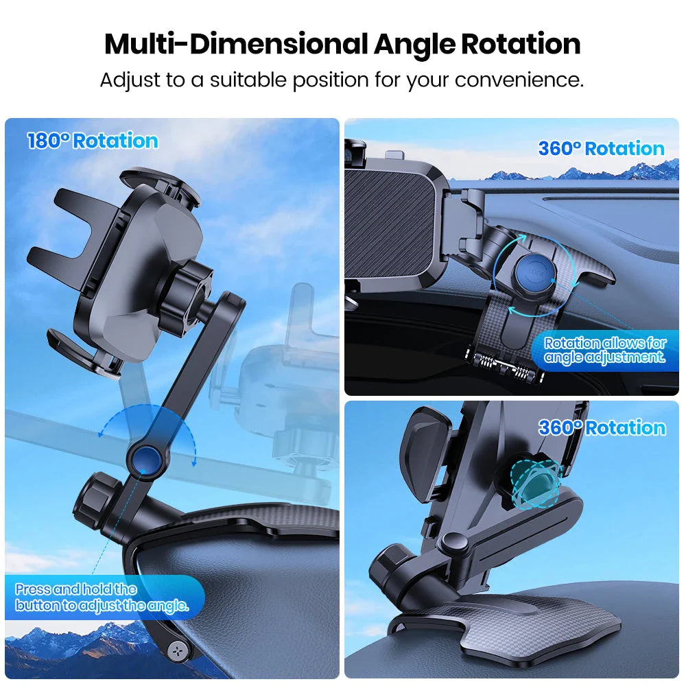 Secure and Hands-Free Dashboard Car Phone Mount for Safe Driving in New Zealand