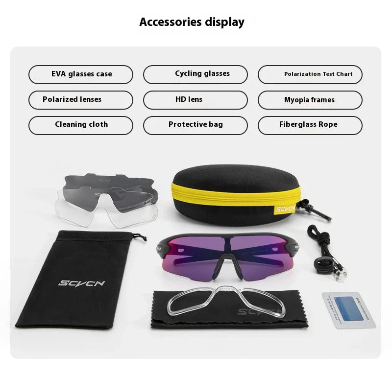 Stylish UV-blocking bike glasses with semi-rimless frame and range of color options for Kiwi cyclists