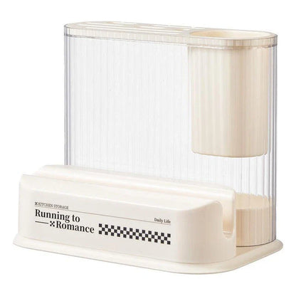 Trendha Versatile Kitchen Organiser with Stylish Cream Finish - Compact and multifunctional design for effortless kitchen storage and organisation