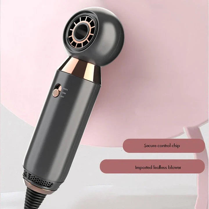 Leafless Hair Dryer for quick, healthy, and frizz-free drying with customizable settings and advanced negative ion technology