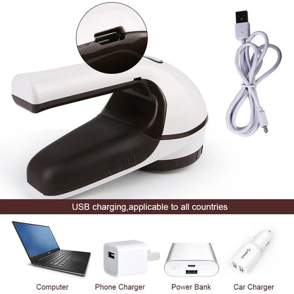 Portable USB Rechargeable 6-Blade Fabric Shaver and Lint Remover for revitalizing your wardrobe