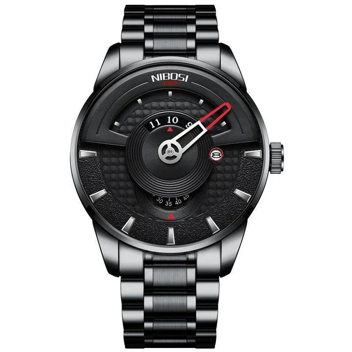 Stylish and durable quartz waterproof watch for the modern Kiwi bloke, featuring an alloy case, stainless steel strap, and a range of eye-catching colours.