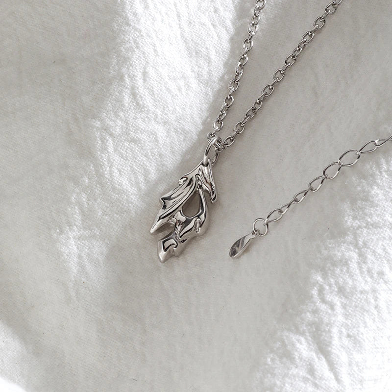 Premium silver Wind and Fire Charm Pendant, a stylish accessory for Kiwi blokes with an adjustable chain and unique charm design