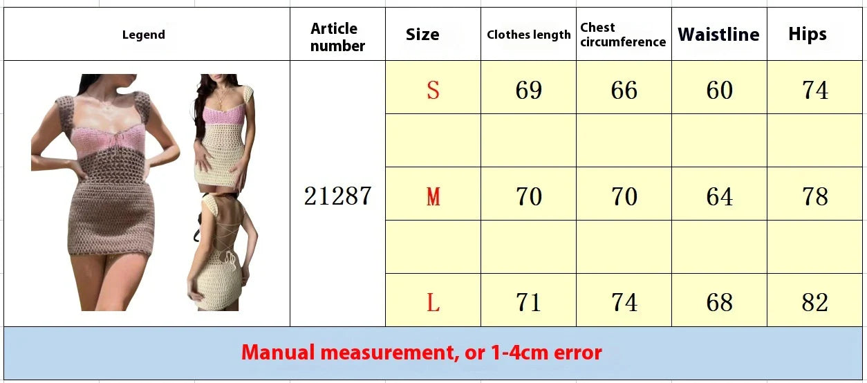 Stylish knitted dress with lace-up detail, available in blue, pink, and brown colors