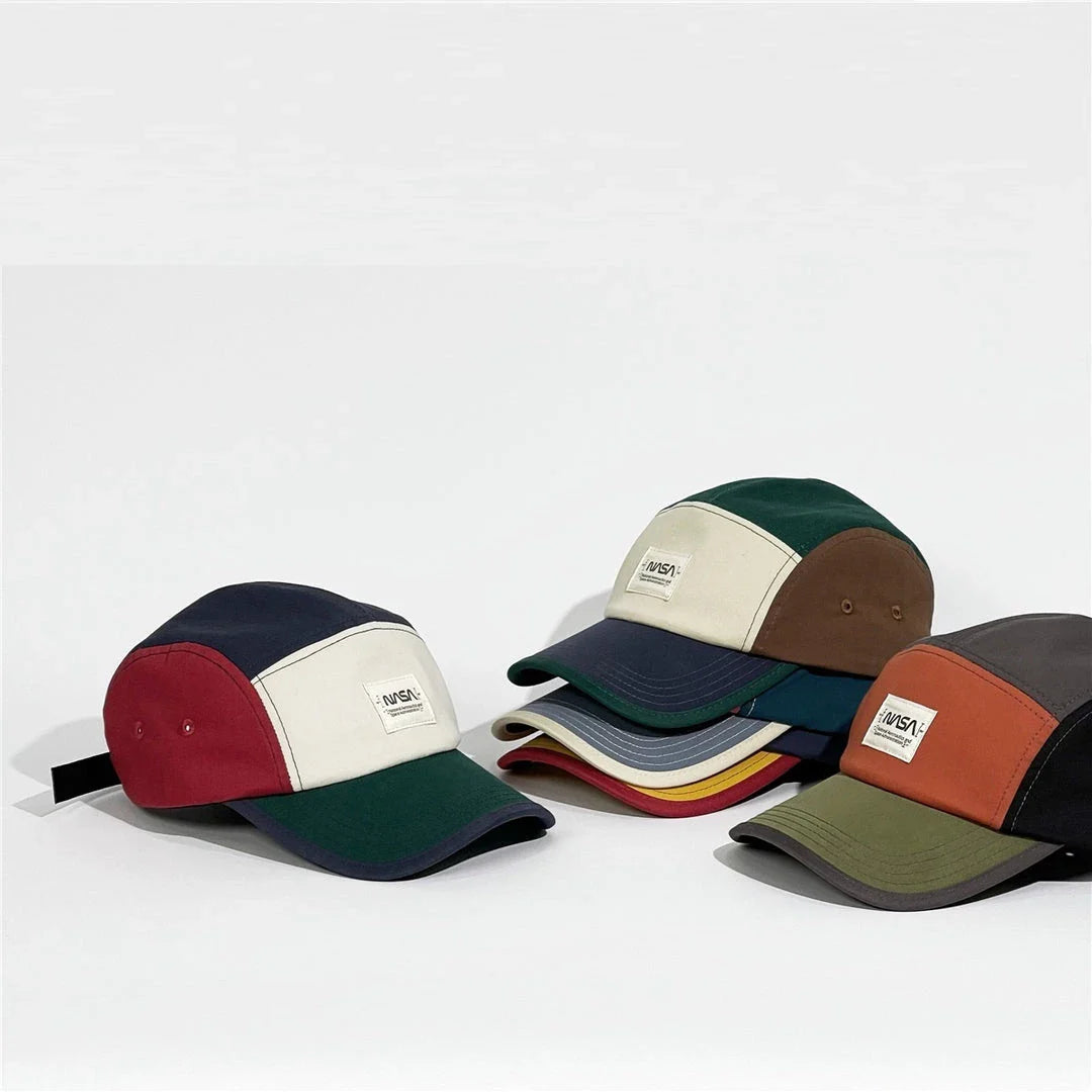 Retro Baseball Cap in vibrant colours, featuring premium cotton construction and adjustable strap for a comfortable fit