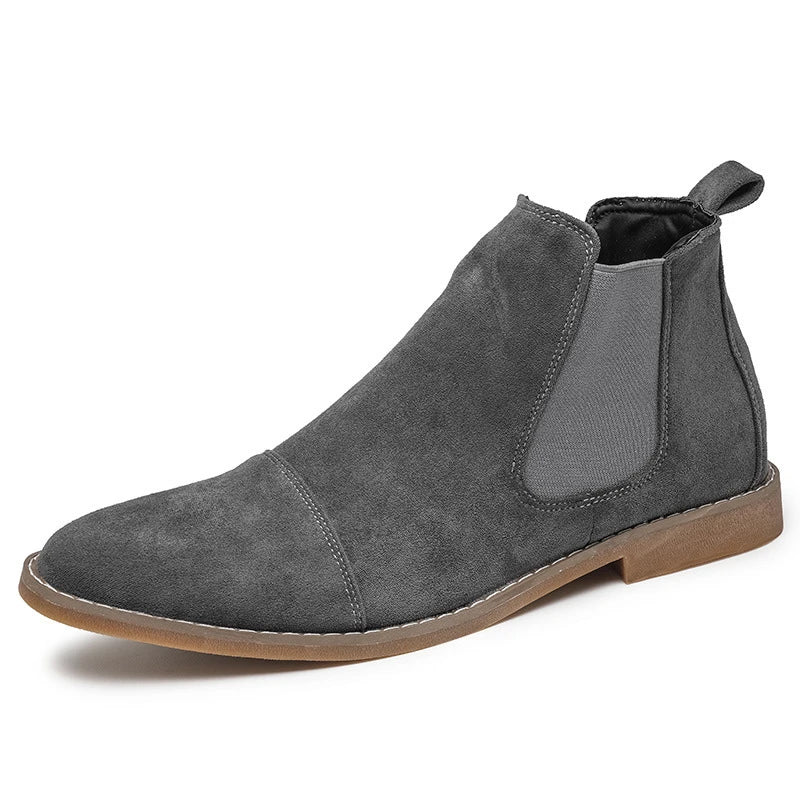 Trendha premium casual boots with suede uppers and rubber soles, designed for Kiwi blokes of all sizes