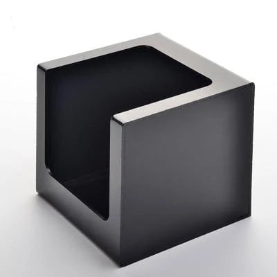 Minimalist acrylic table napkin storage box with pull-out drawer design