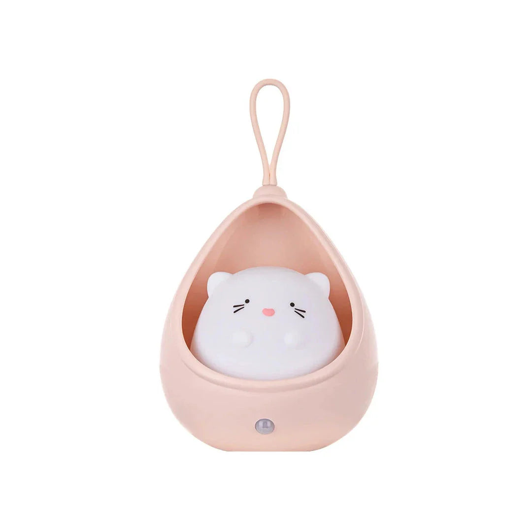 Cute animal-themed LED night light with motion sensor for Kiwi kids' bedrooms and nurseries