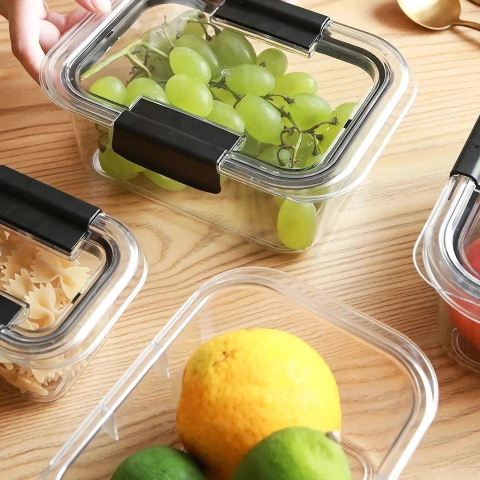 Versatile multi-size food storage containers in various sizes made of durable materials for fresh and organized Kiwi meals