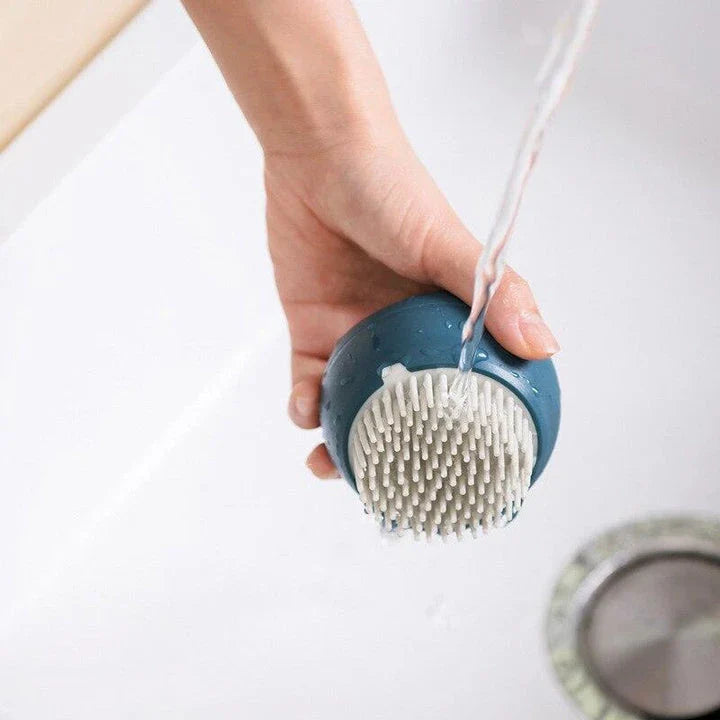 Versatile Cleaning Brush Ball made from durable ABS and silicone materials for eco-friendly, comprehensive cleaning in Kiwi homes