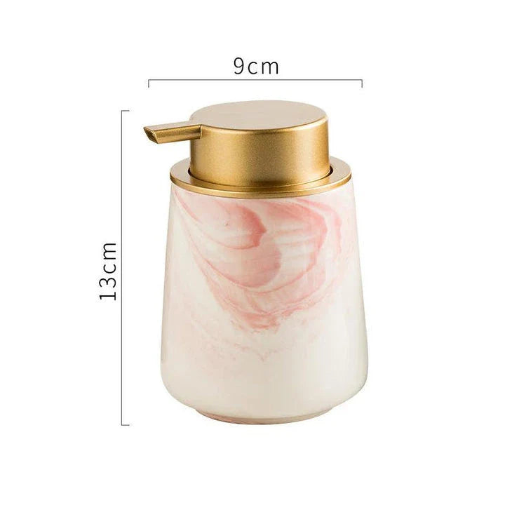 Elegant ceramic foaming soap dispenser with a sleek, modern design for Kiwi bathrooms and kitchens