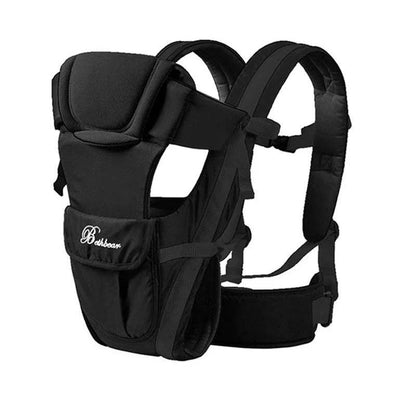 Versatile baby carrier backpack with four carrying positions for hands-free parenting