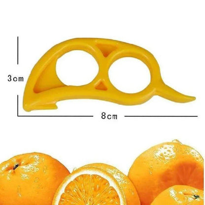 Colourful, mouse-shaped citrus peeler with an ergonomic design for easy zesting and peeling of fruits and vegetables