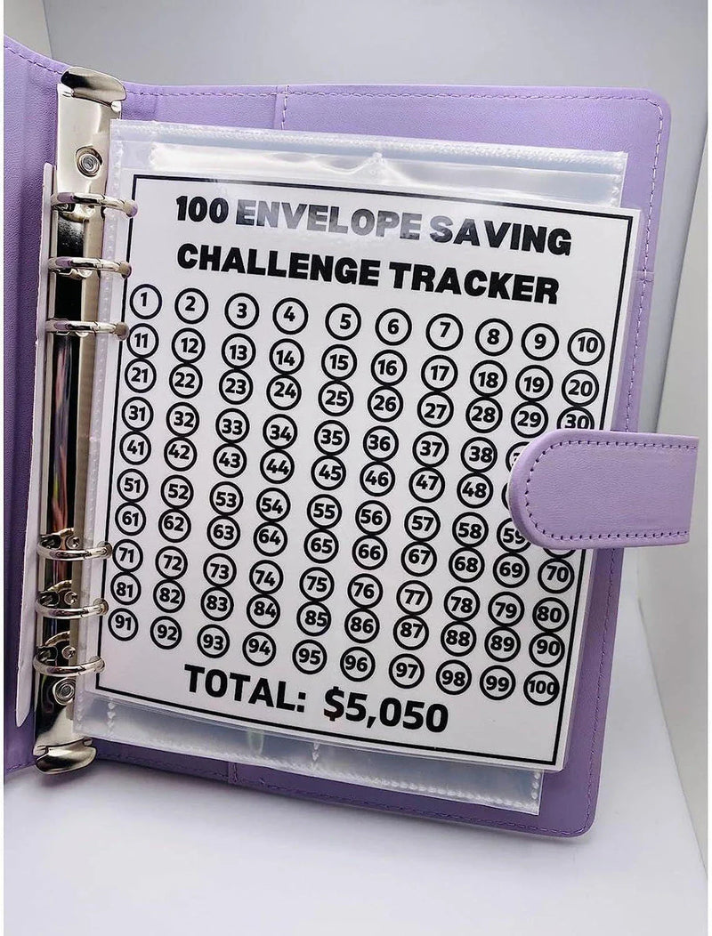 Shopfluxpro NZ Versatile Cash Envelope Budgeting Binder - Organise Your Finances in Style