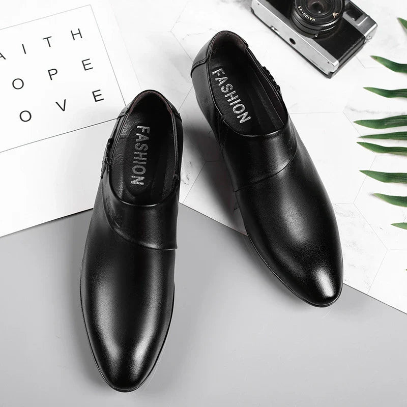 Premium leather dress shoes in classic black and brown designed for the modern Kiwi professional