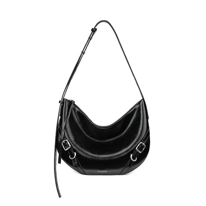 Stylish and Versatile NZ Leather Crossbody Bag by Trendha with Chic Design, Spacious Compartment, and Secure Zipper Closure