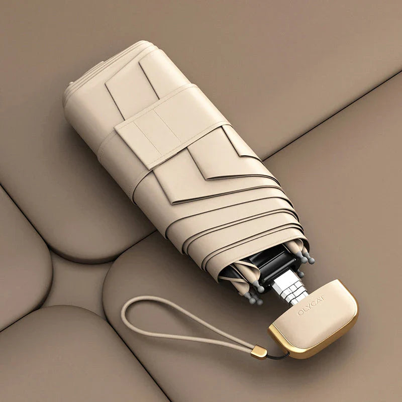 Stylish Mini Portable Sun and Rain Umbrella in range of colors, featuring compact, lightweight, and durable design for Kiwi weather protection