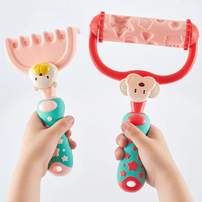 Colourful beach toy set with shovels, sand moulds, and a carry bag for Kiwi kids to enjoy outdoor play and exploration during the summer