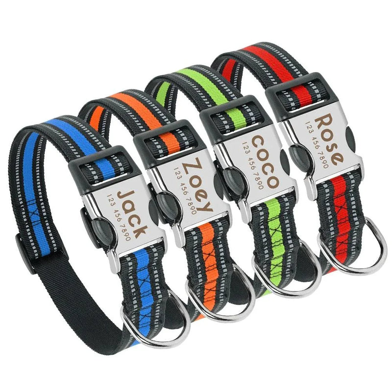 Shopfluxpro NZ Stylish Reflective Dog Collar for Kiwi Pups