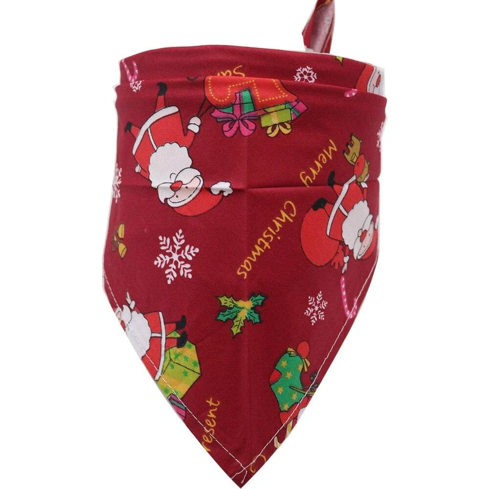 Stylish plaid bandana made of premium New Zealand cotton for pets, available in small and medium sizes