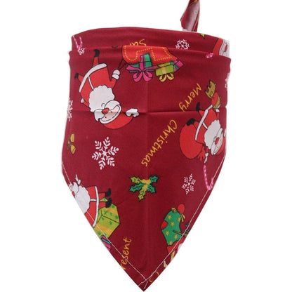 Stylish plaid bandana made of premium New Zealand cotton for pets, available in small and medium sizes