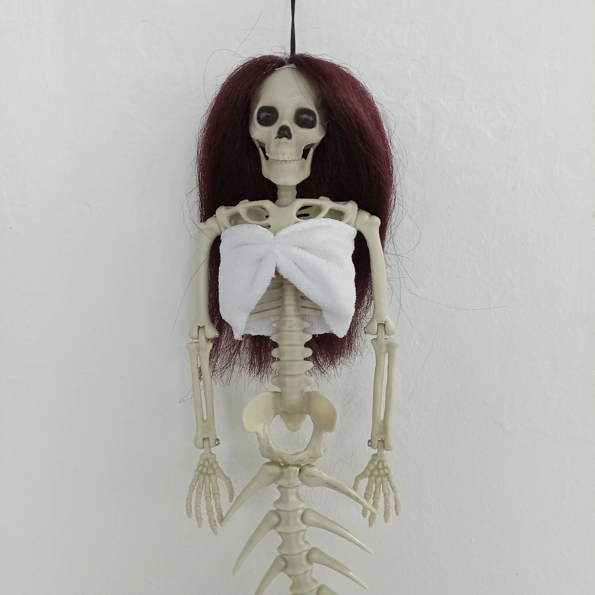 Hanging mermaid bone pendant decoration for outdoor Kiwi courtyards and gardens in various colours