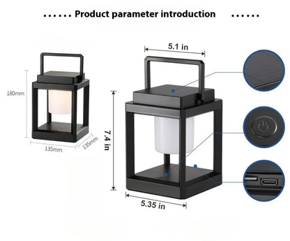 A versatile USB-powered camping lantern with ambient lighting and charging capabilities, perfect for outdoor adventures in New Zealand