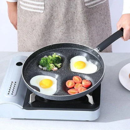 Eco-Friendly 4-in-1 Non-Stick Frying Pan Set with Durable Aluminium Alloy Construction and Non-Stick Coating