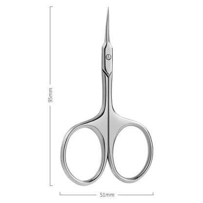 Premium Kiwi-crafted cuticle scissors with stainless steel curved blades and ergonomic design for precise, comfortable nail grooming