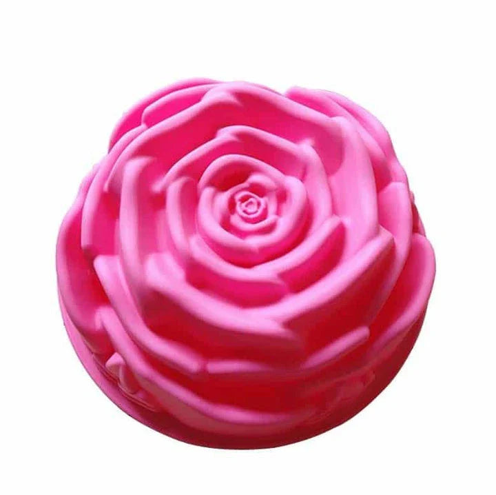 Flower-shaped silicone cake molds in vibrant colors, perfect for baking unique and eye-catching treats in New Zealand