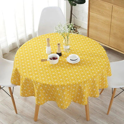 A premium Nordic-inspired cotton tablecloth in various sizes, perfect for enhancing the dining experience in Kiwi homes.