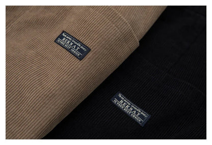 Stylish retro-inspired corduroy casual pants in a straight-leg fit, perfect for the laid-back Kiwi lifestyle.