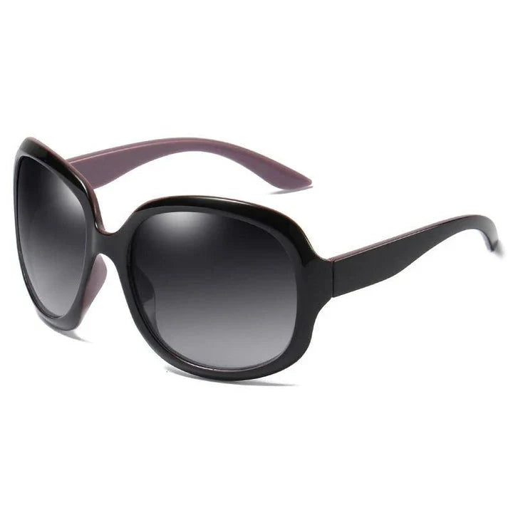 Elegant oversized polarized sunglasses with gradient tint, offering UV protection and style for Kiwi fashionistas