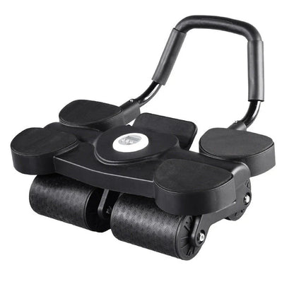 Smart Abdominal Wheel with intelligent counting, automatic rebound, and four-wheel design for targeted core workouts