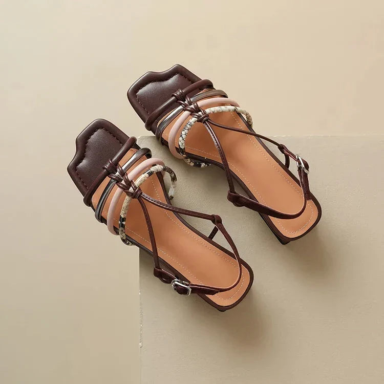 Shopfluxpro NZ Stylish Summer Sandals with Vibrant Roman-Inspired Design