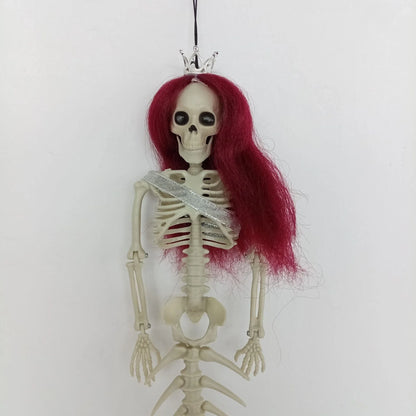 Hanging mermaid bone pendant decoration for outdoor Kiwi courtyards and gardens in various colours