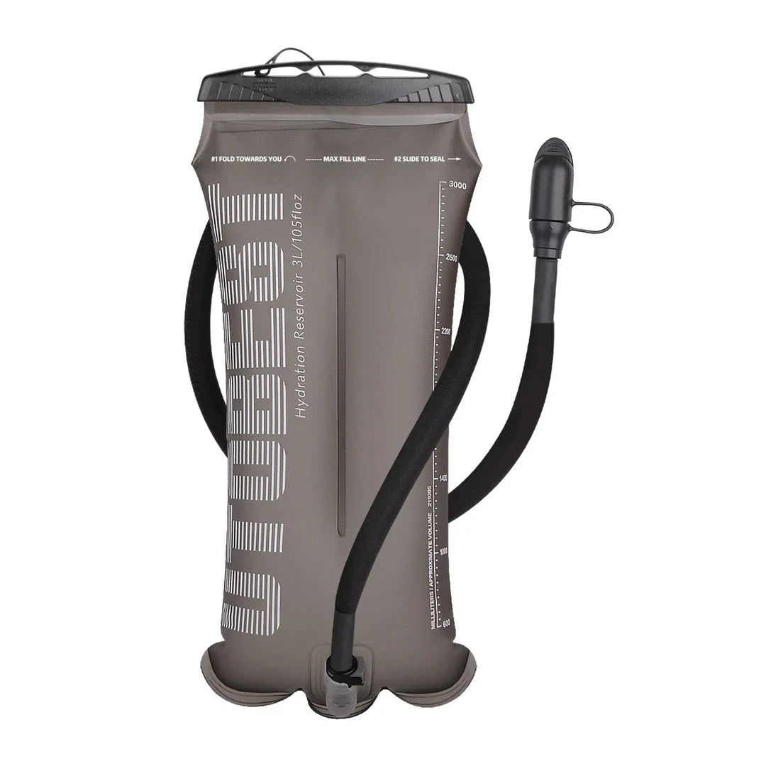 Premium multi-capacity hydration bladder for outdoor activities, featuring durable TPU construction, high-flow bite valve, and versatile capacity options.