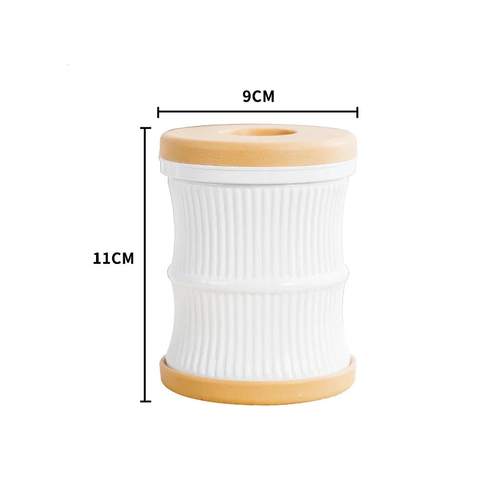 Transparent Mini Hydroponic Flower Pot with Soft White Cap for Indoor Gardening and Aquarium Display