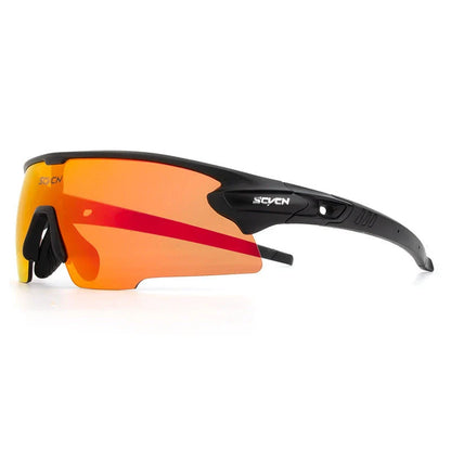Stylish UV-blocking bike glasses with semi-rimless frame and range of color options for Kiwi cyclists
