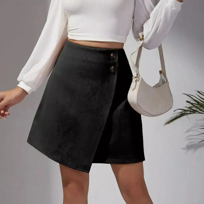 Shopfluxpro NZ Stylish High-Waisted Mini Skirt for Kiwi Fashionistas